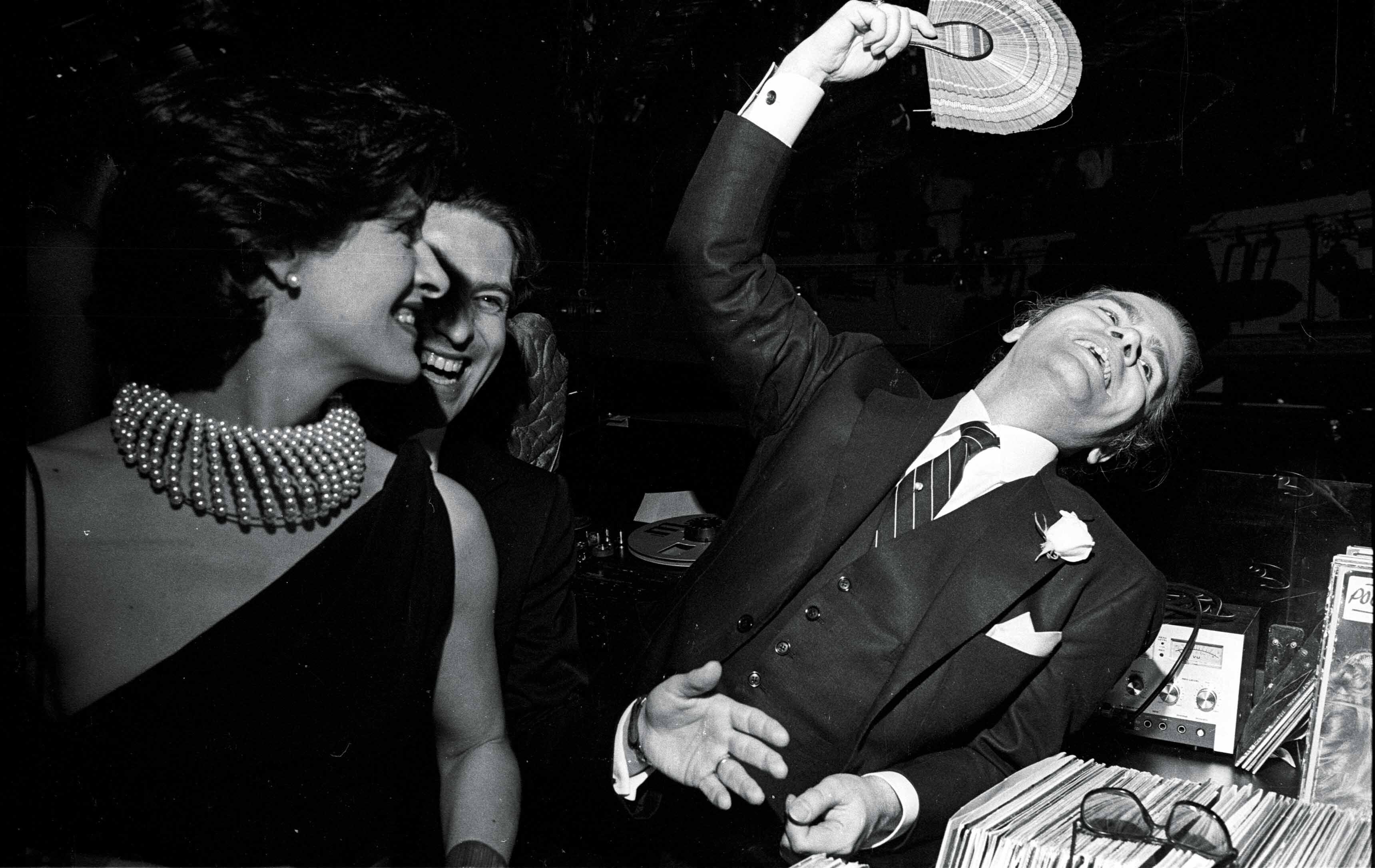 Paloma Picasso et Karl Lagerfeld au Studio 54