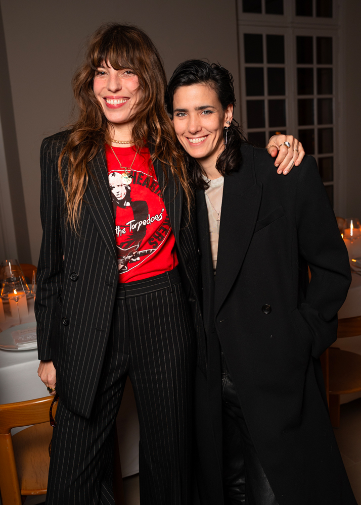 Lou Doillon, Hen Yanni au dîner Canada Goose par Haider Ackermann.