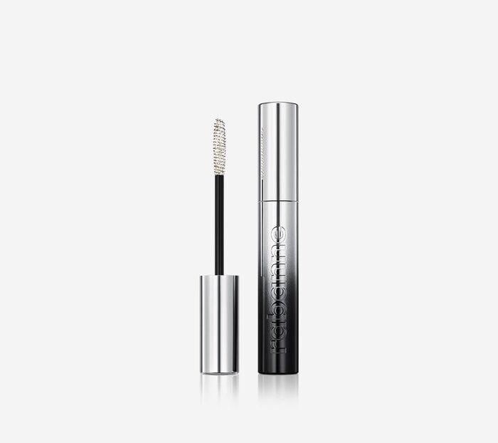 Famous top coat mascara, Rabanne.
Top coat glitter mascara, €32. Available on rabanne.com.