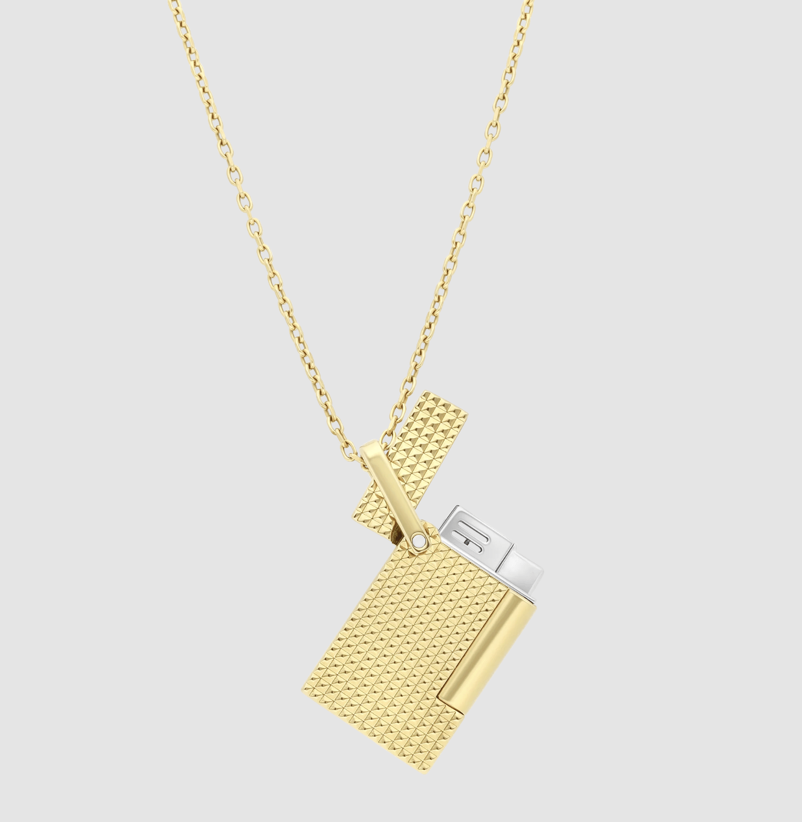 briquet métallique doré st dupont