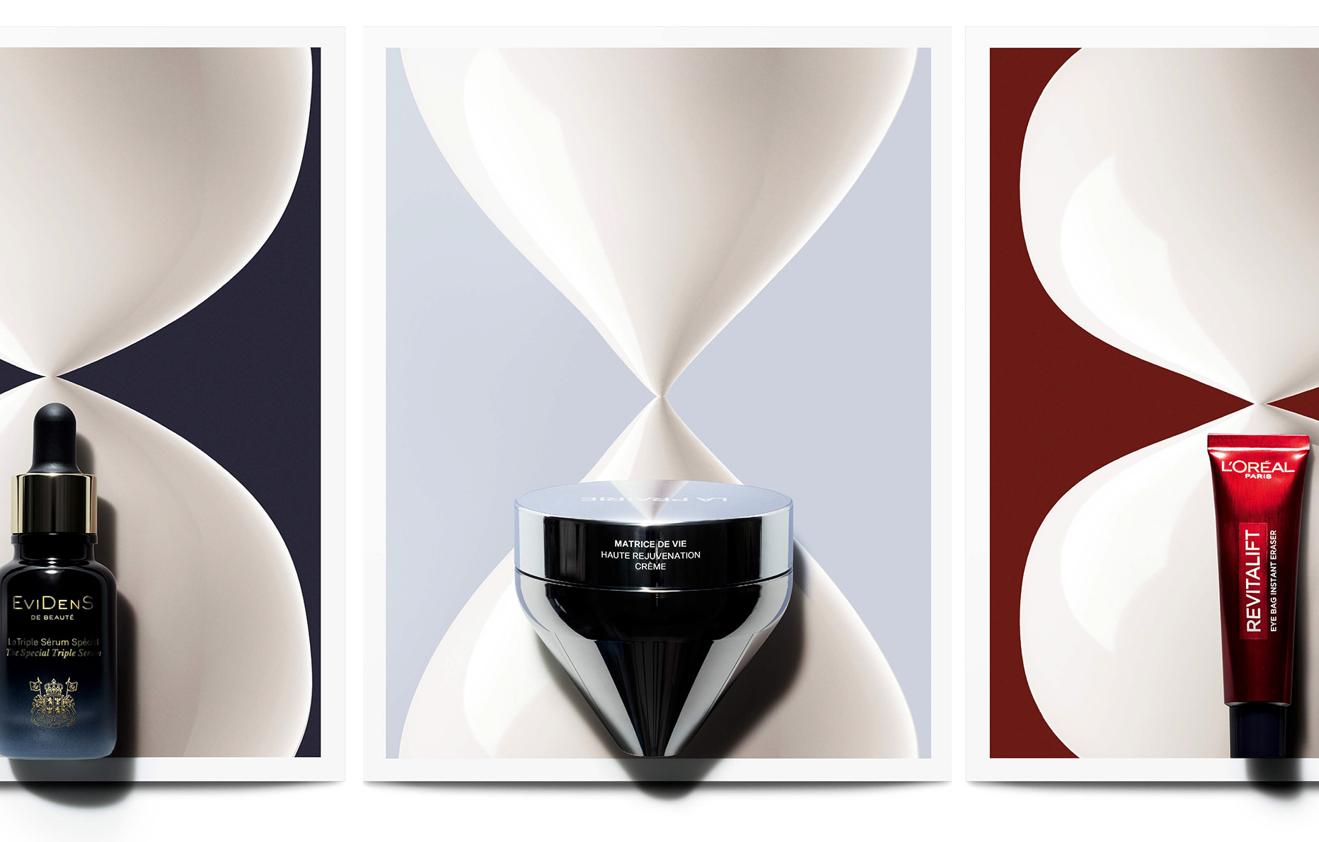 Evidens de Beauté, La Prairie et L'Oreal Paris