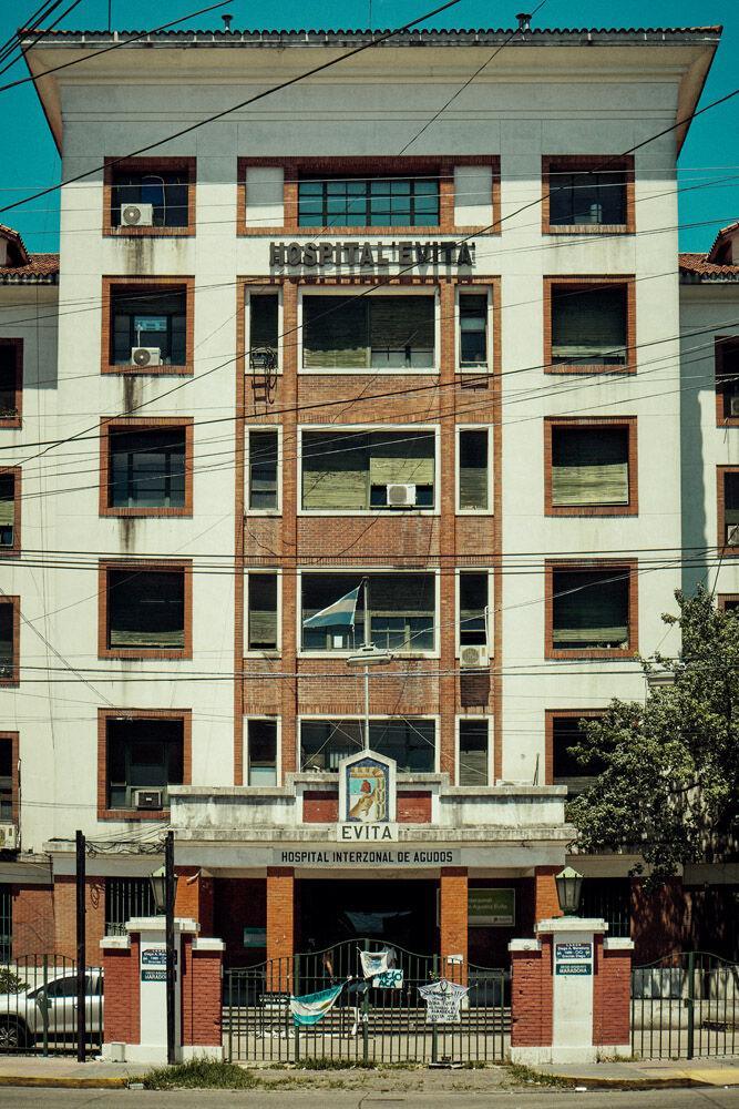 Hôpital d'Agudos Evita à Lanús (capitale de l'arrondissement de Lanús, dans la province de Buenos Aires) où est né Diego Maradona