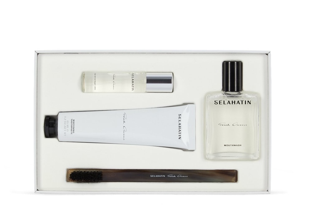 Kit dentaire de voyage, 180 €, Selahatin x Rick Owens.