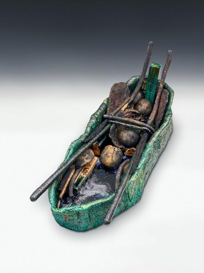 œuvre de Sterling Ruby,Canoe / Lorelei (2025).