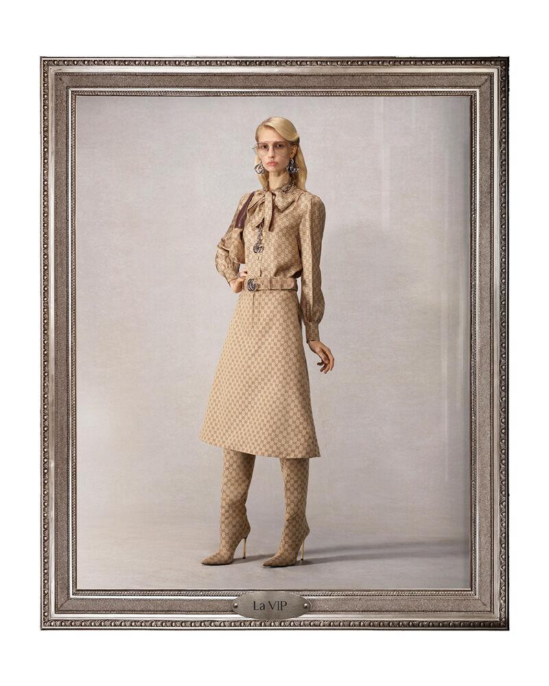 Inspiration trends Spring/Summer 2026: neo-bourgeois style at Gucci with GG monograms