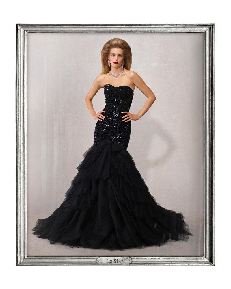 Inspiration trends Spring/Summer 2026: the glamorous black dress at Gucci by demna.