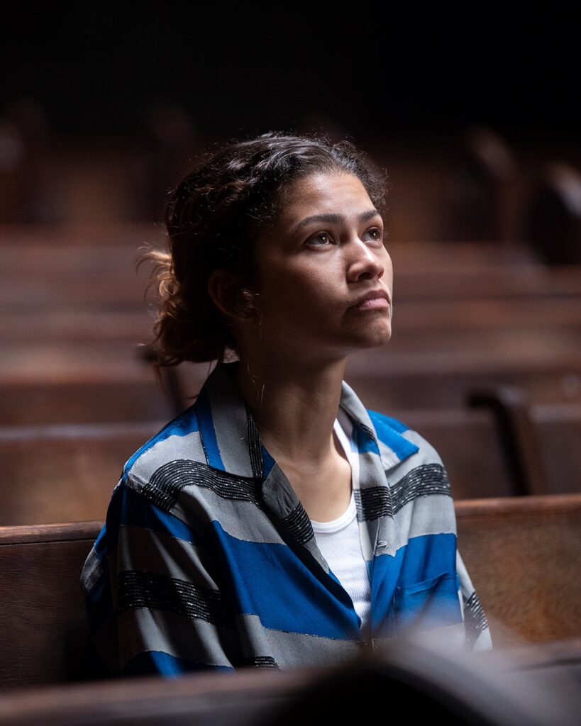 Zendaya dans la saison 3 d'Euphoria. © HBO.