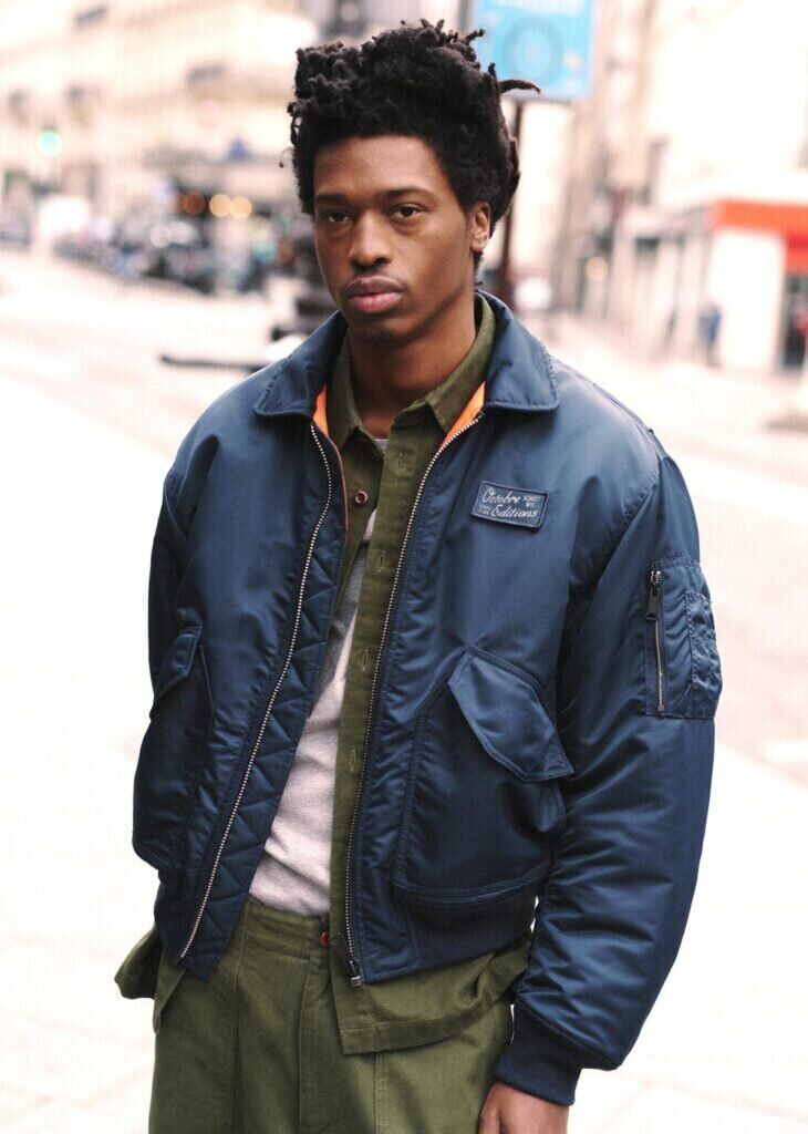 Le bomber Schott NYC x Octobre Éditions.