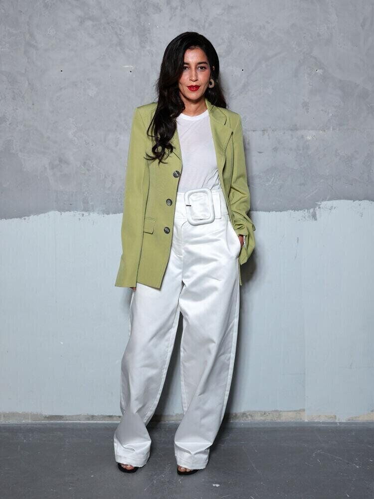 PARIS, FRANCE - JANUARY 21: Leïla Bekhti attends the Ami Paris Menswear Fall/Winter 2026-2027 show as part of Paris Fashion Week on January 21, 2026 in Paris, France. (Photo by Arnold Jerocki/Getty Images for Ami Paris)