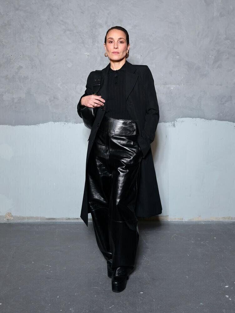 PARIS, FRANCE - JANUARY 21: Noomi Rapace attends the Ami Paris Menswear Fall/Winter 2026-2027 show as part of Paris Fashion Week on January 21, 2026 in Paris, France. (Photo by Arnold Jerocki/Getty Images for Ami Paris)