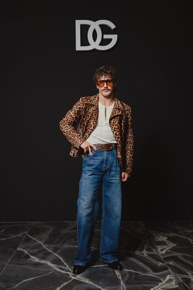 Benson Boone au défilé Dolce & Gabbana homme