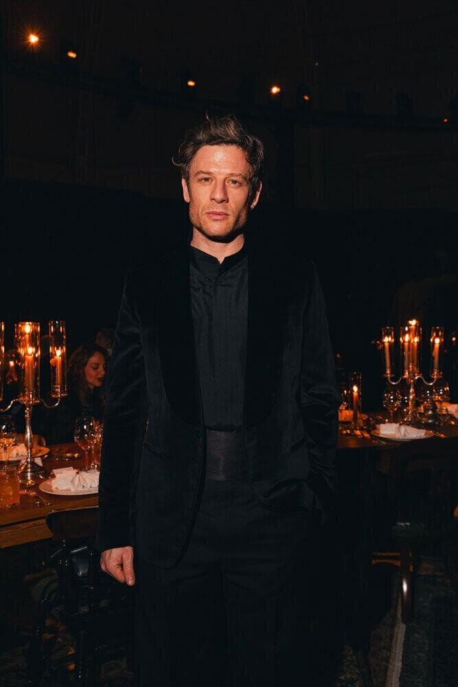 James Norton au diner Zegna à Milan