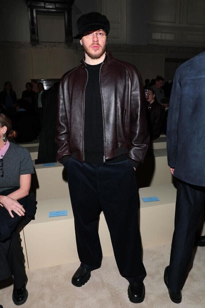 Jack Harlow au défilé homme Prada automne-hiver 2026-2027.