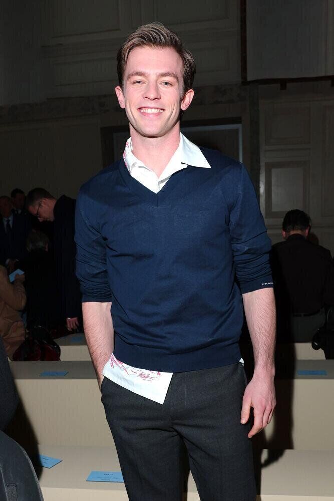 Jannis Niewöhner au défilé homme Prada automne-hiver 2026-2027.