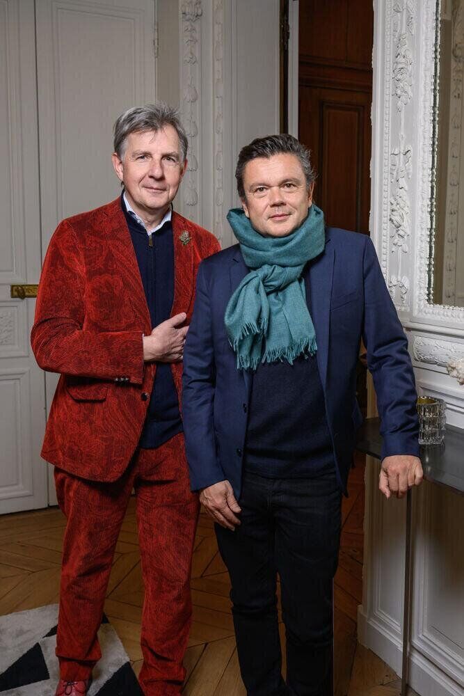 Johan Creten et Jean-Michel Othoniel © Michael Huard/ SAY WHO .