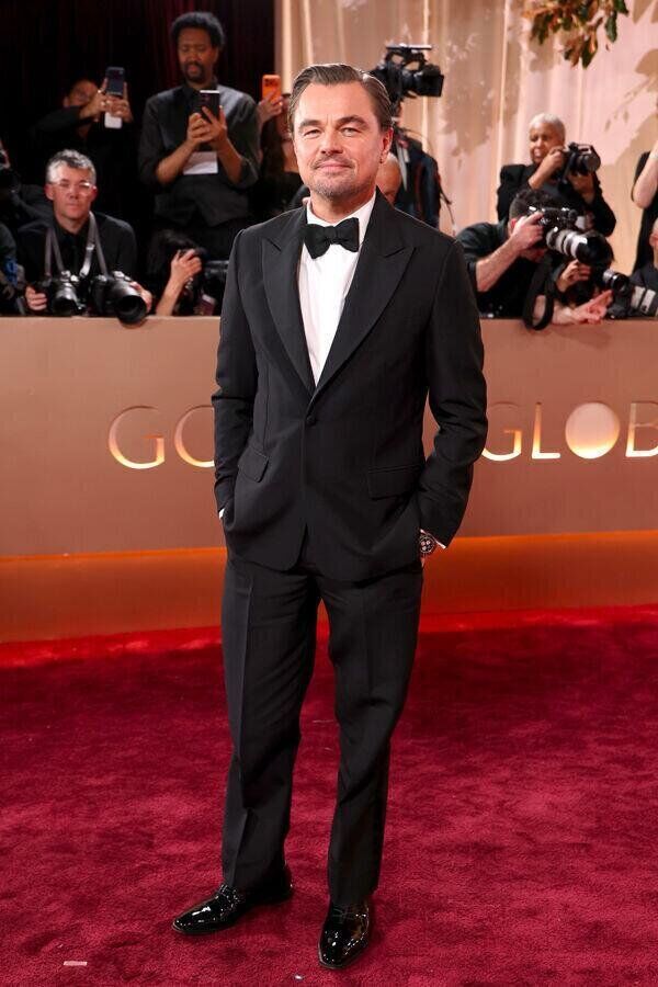 Leonardo Dicaprio wearing Dior golden globes 2026