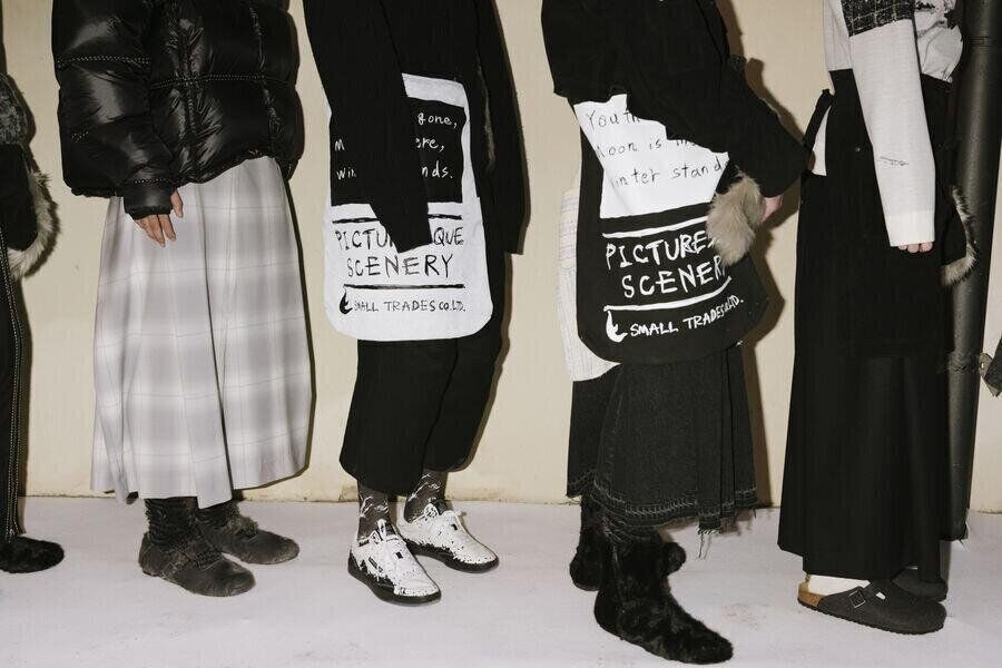 The Shinya Kozuka Fall/Winter 2026-2027 show at Pitti Uomo in Florence.