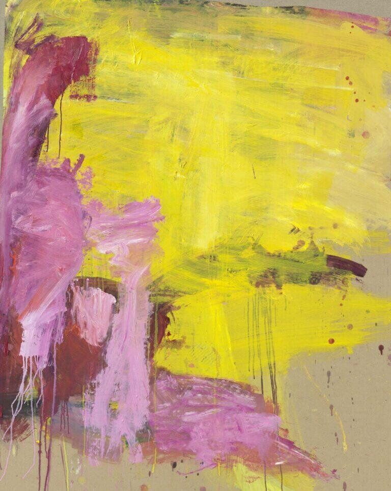 Sans titre (2025) de Martha Jungwirth.