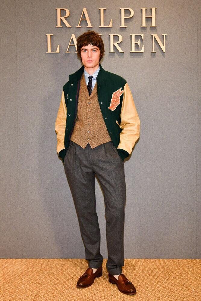 Thomas Meacock au défilé Ralph Lauren homme à Milan