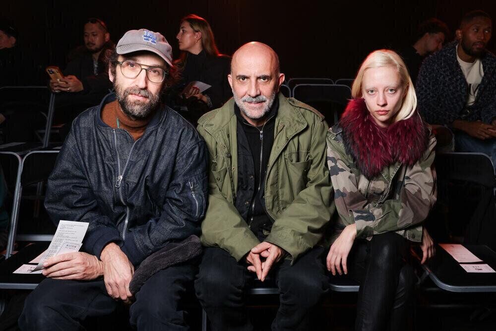 Thomas Bangalter et Gaspard Noé au défilé Willy Chavarria automne-hiver 2026-2027 © Victor Boyko.