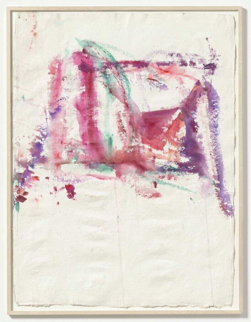 Martha Jungwirth Untitled, 2025 Oil on paper on canvas