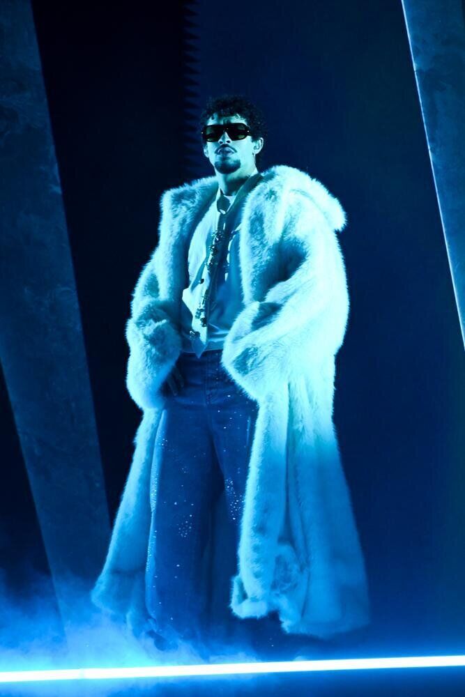 Bad Bunny en concert à Paris.