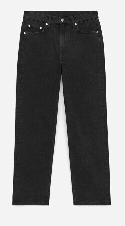 jean slim noir raccourci h&m