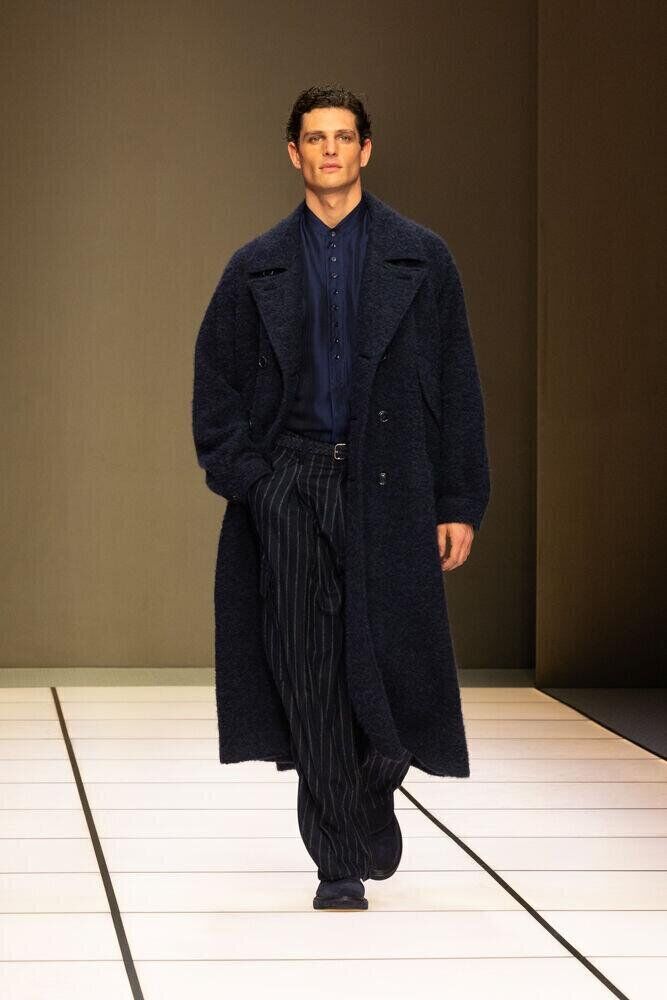 Le défilé Giorgio Armani homme automne-hiver 2026-2027 à la Fashion Week de Milan