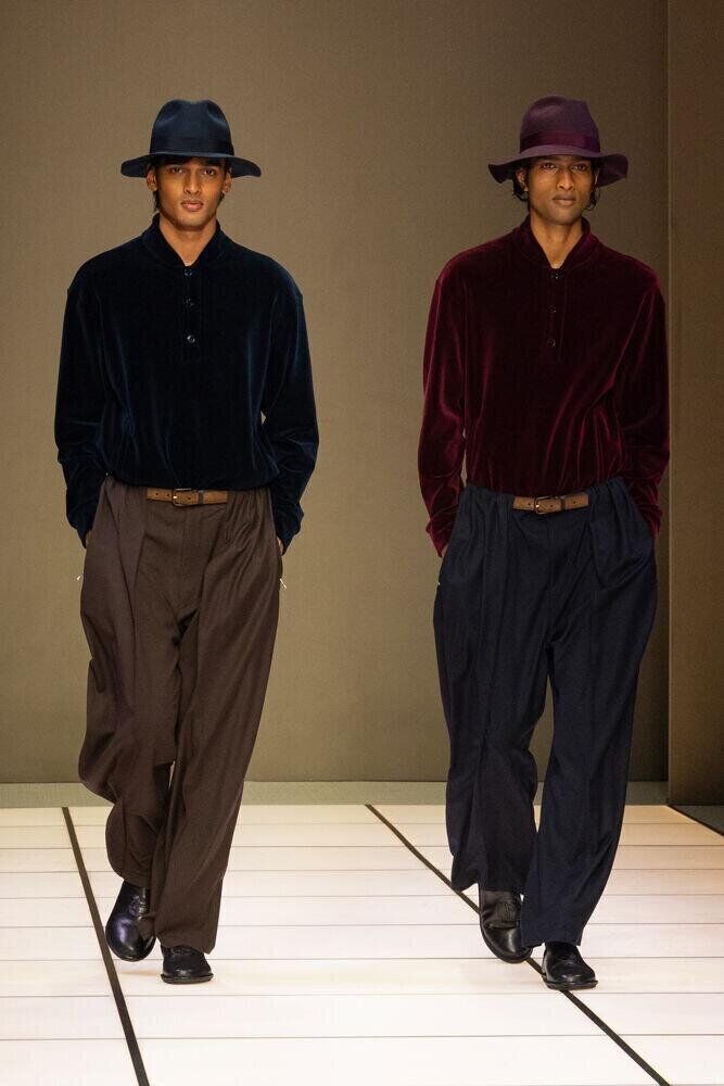 Le défilé Giorgio Armani automne-hiver 2026-2027 à la Fashion Week de Milan