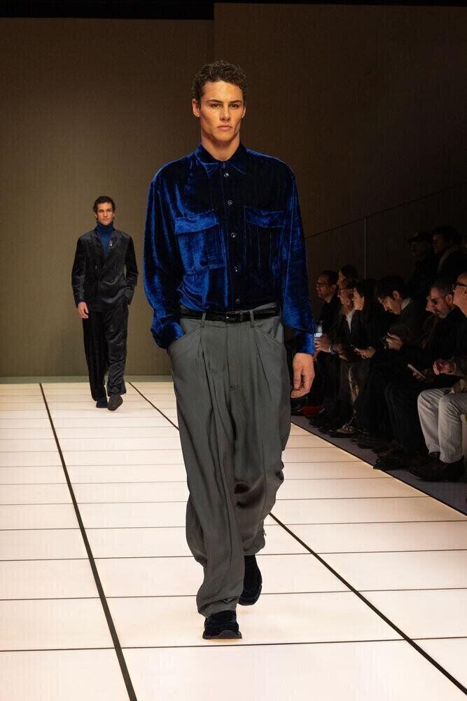 Le défilé Giorgio Armani automne-hiver 2026-2027 à la Fashion Week de Milan