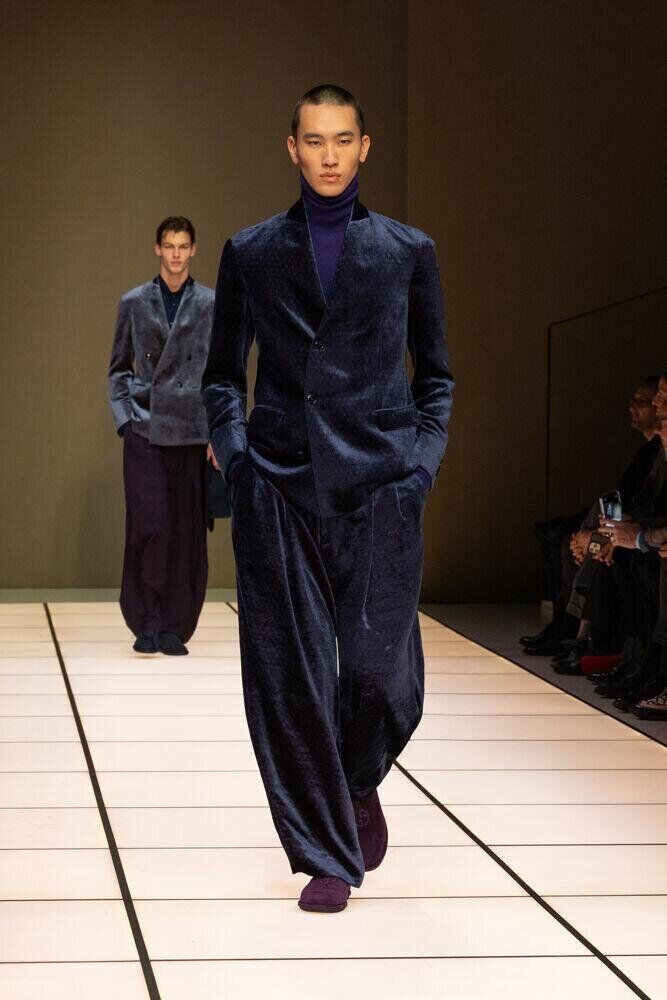 Le défilé Giorgio Armani automne-hiver 2026-2027 à la Fashion Week de Milan