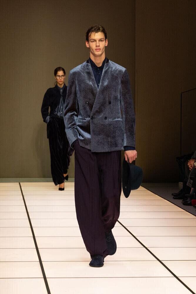 Le défilé Giorgio Armani automne-hiver 2026-2027 à la Fashion Week de Milan