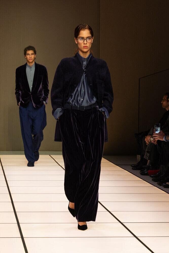 Le défilé Giorgio Armani automne-hiver 2026-2027 à la Fashion Week de Milan