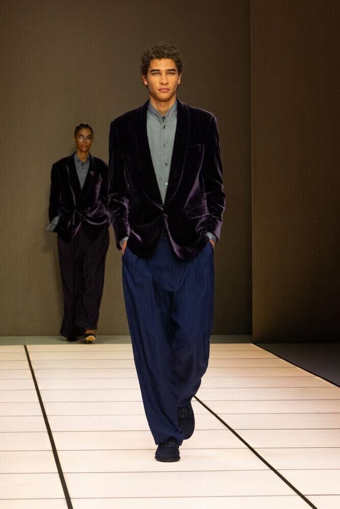 Le défilé Giorgio Armani automne-hiver 2026-2027 à la Fashion Week de Milan