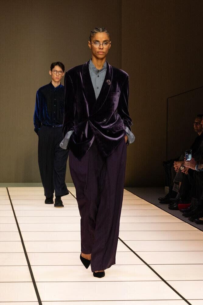 Le défilé Giorgio Armani automne-hiver 2026-2027 à la Fashion Week de Milan