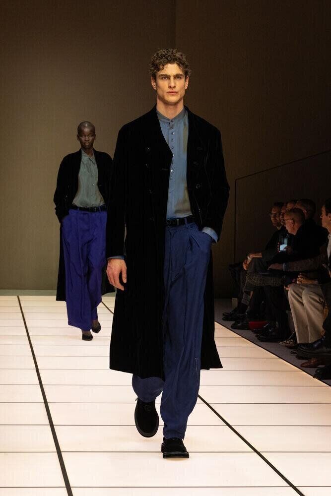 Le défilé Giorgio Armani automne-hiver 2026-2027 à la Fashion Week de Milan