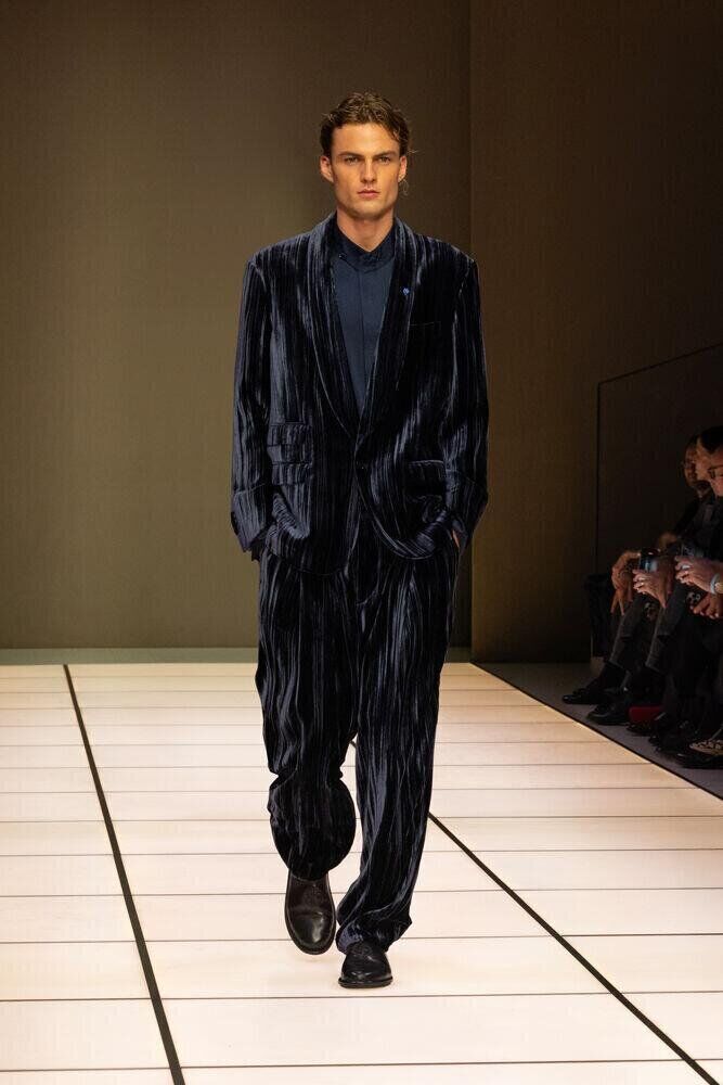Le défilé Giorgio Armani automne-hiver 2026-2027 à la Fashion Week de Milan