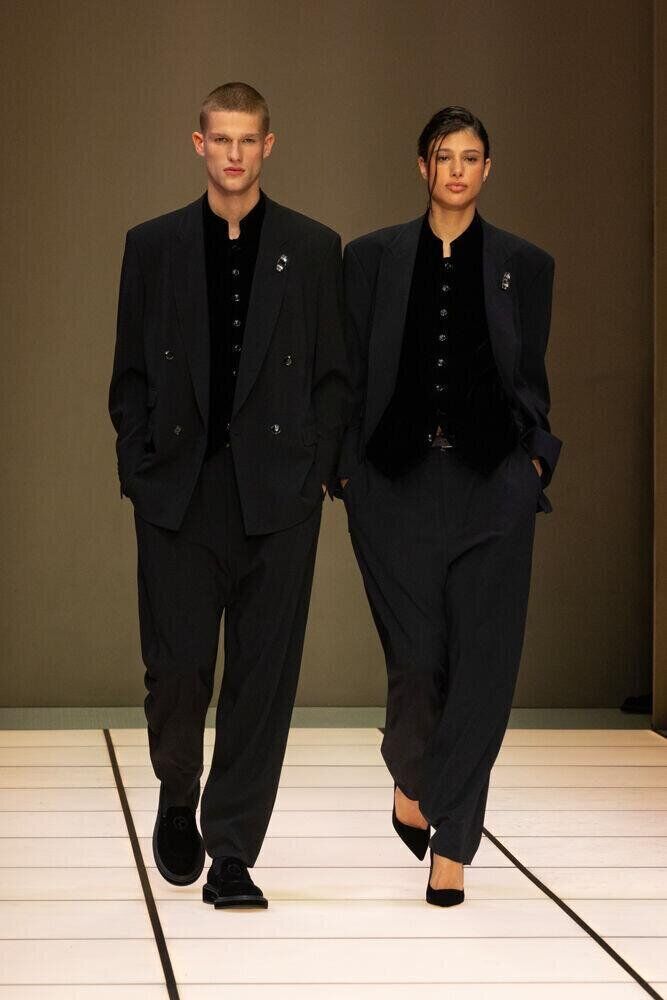 Le défilé Giorgio Armani automne-hiver 2026-2027 à la Fashion Week de Milan