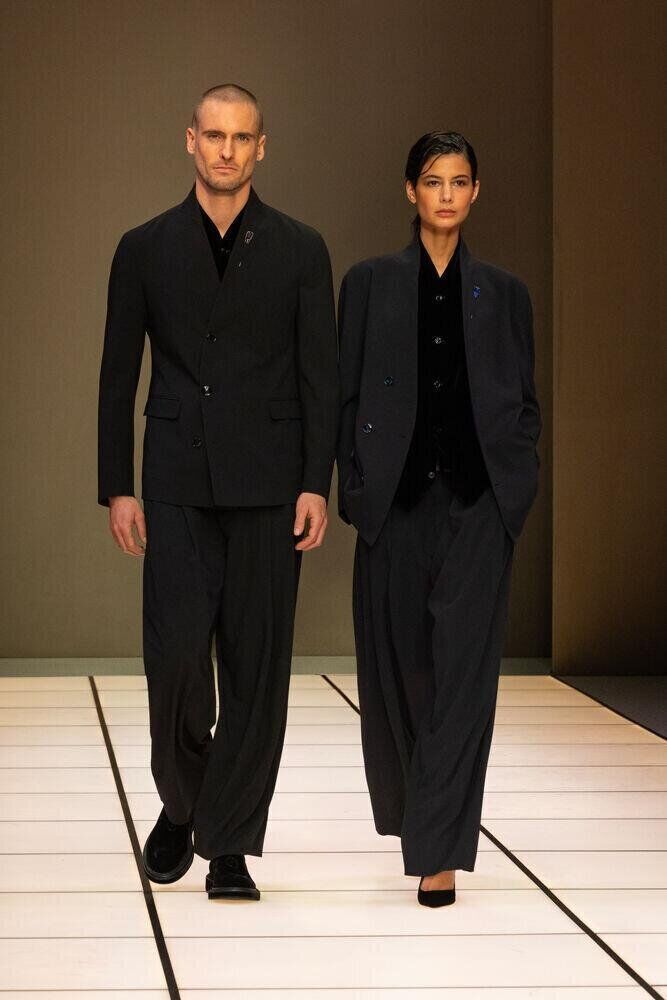 Le défilé Giorgio Armani automne-hiver 2026-2027 à la Fashion Week de Milan