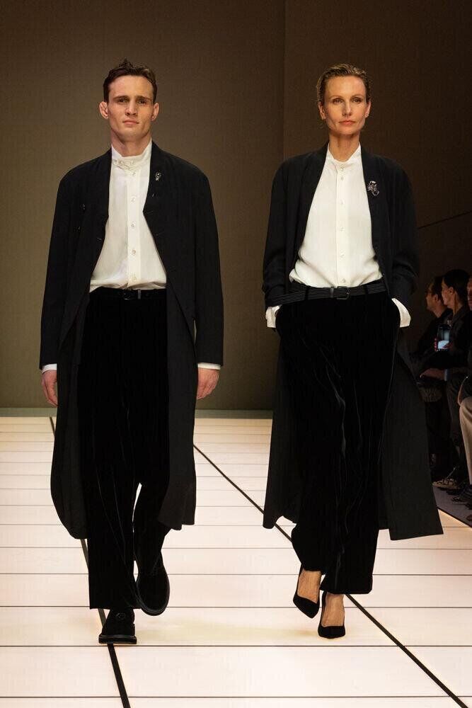 Le défilé Giorgio Armani automne-hiver 2026-2027 à la Fashion Week de Milan