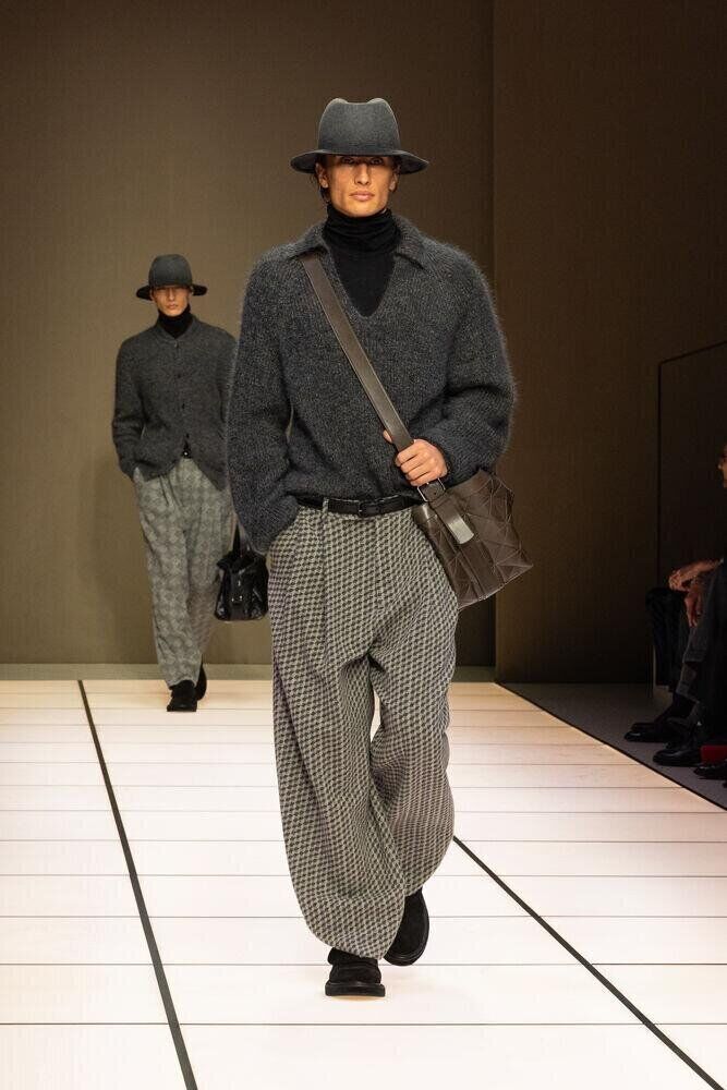 Le défilé Giorgio Armani automne-hiver 2026-2027 à la Fashion Week de Milan