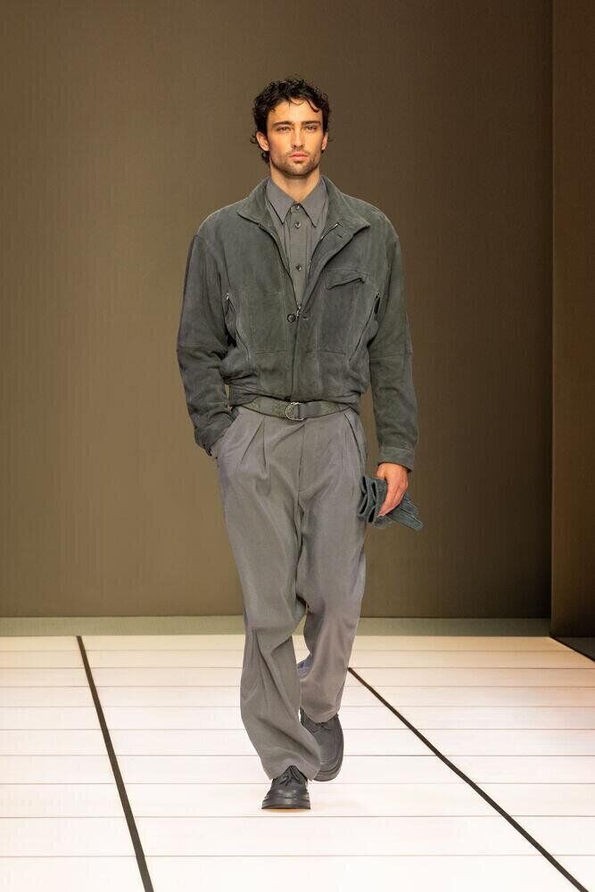 Le défilé Giorgio Armani homme automne-hiver 2026-2027 à la Fashion Week de Milan