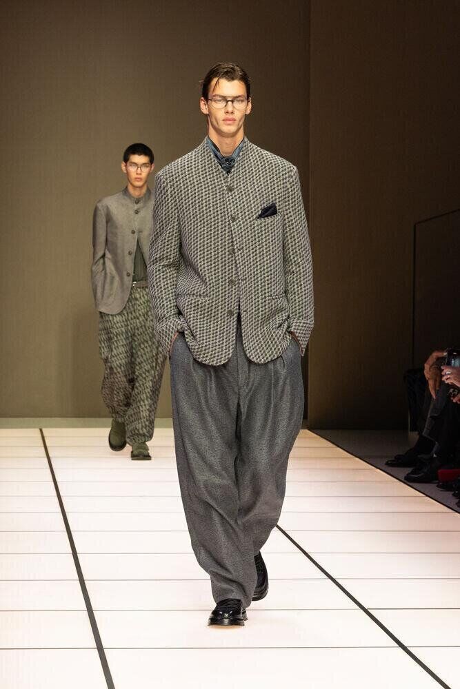 Le défilé Giorgio Armani automne-hiver 2026-2027 à la Fashion Week de Milan