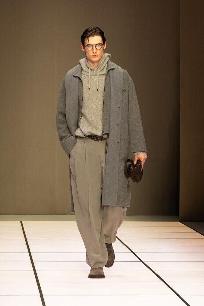 Le défilé Giorgio Armani homme automne-hiver 2026-2027 à la Fashion Week de Milan