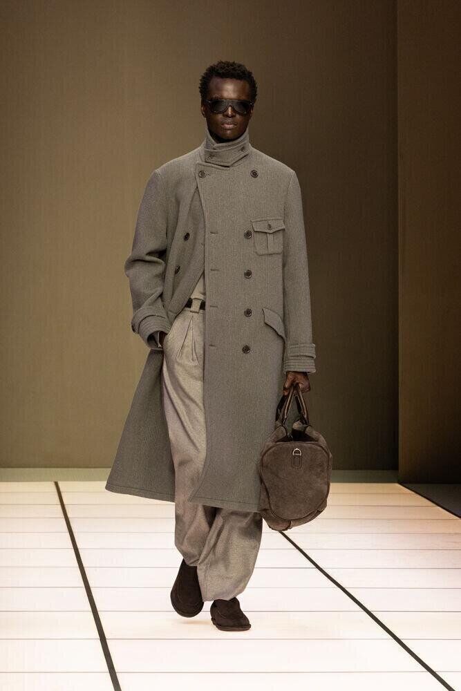 Le défilé Giorgio Armani homme automne-hiver 2026-2027 à la Fashion Week de Milan