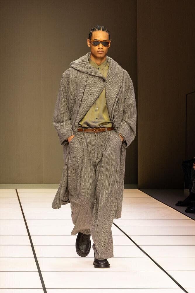 Le défilé Giorgio Armani automne-hiver 2026-2027 à la Fashion Week de Milan