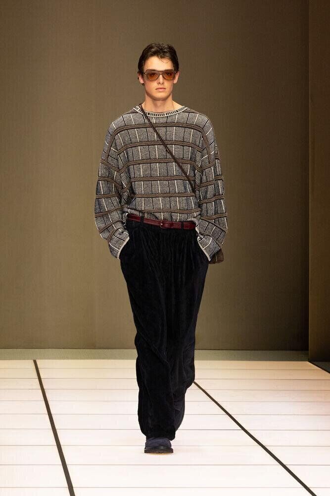 Le défilé Giorgio Armani homme automne-hiver 2026-2027 à la Fashion Week de Milan