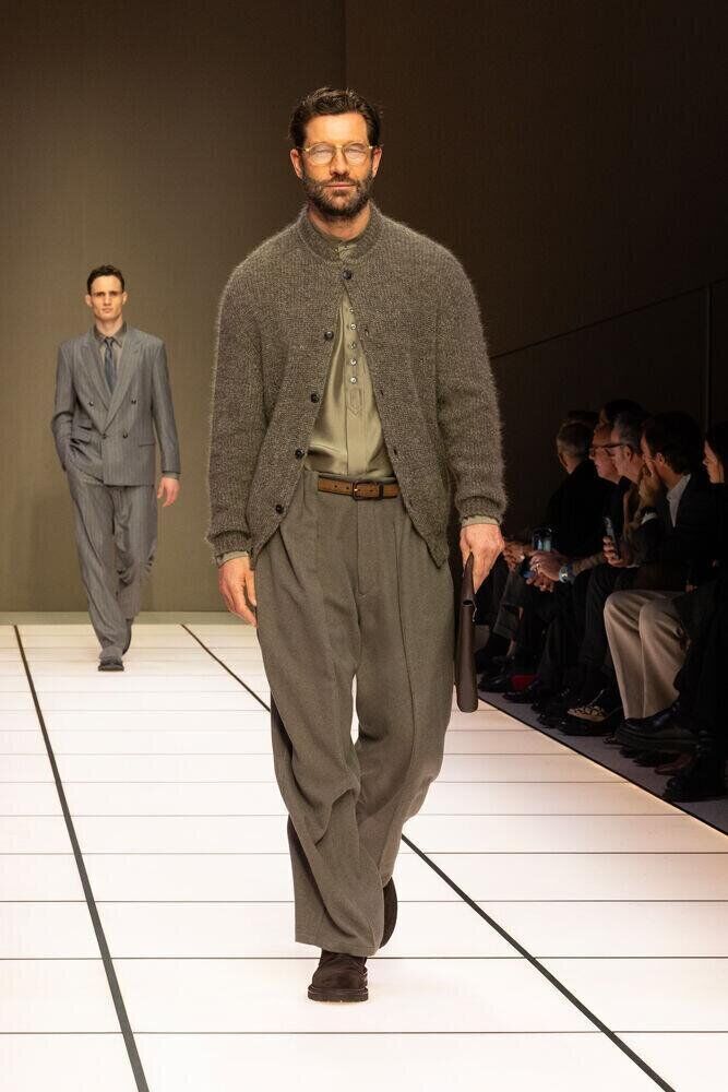 Le défilé Giorgio Armani homme automne-hiver 2026-2027 à la Fashion Week de Milan