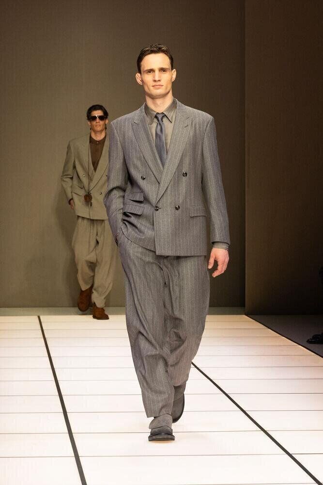 Le défilé Giorgio Armani homme automne-hiver 2026-2027 à la Fashion Week de Milan
