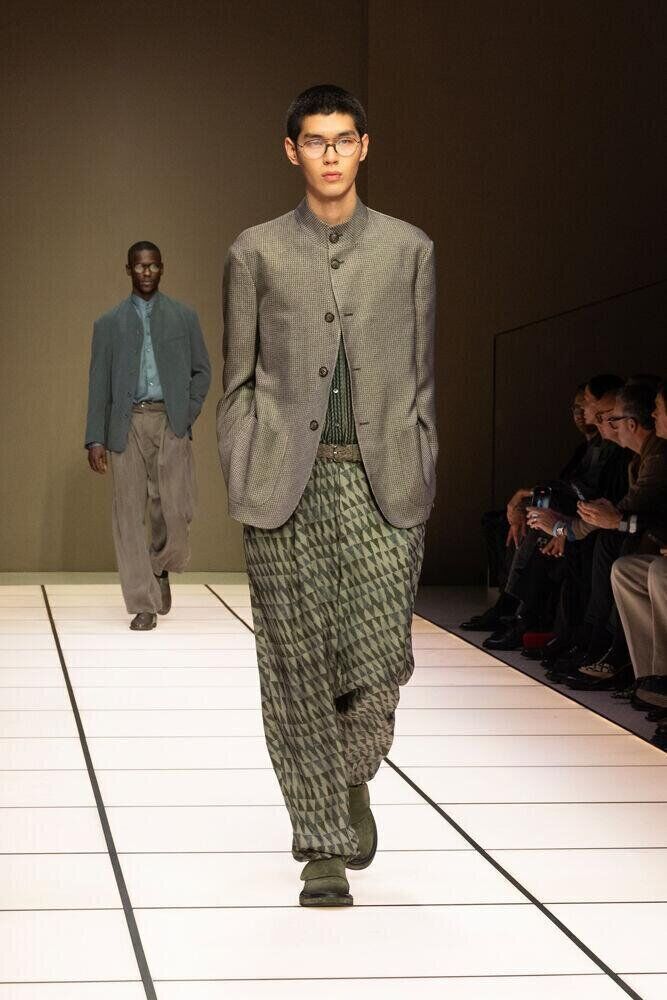 Le défilé Giorgio Armani automne-hiver 2026-2027 à la Fashion Week de Milan